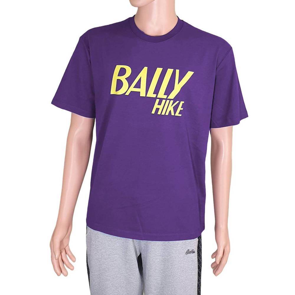 NEW BALLY men's hike logo t-shirt in admiral blue
